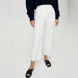 BABATON The Group White The Walsh Pants Wide Leg Cotton Blend Size 0 Aritzia